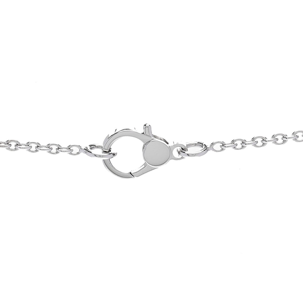 18K White Gold Diamond Finesse Pendant Necklace