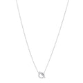18K White Gold Diamond Finesse Pendant Necklace