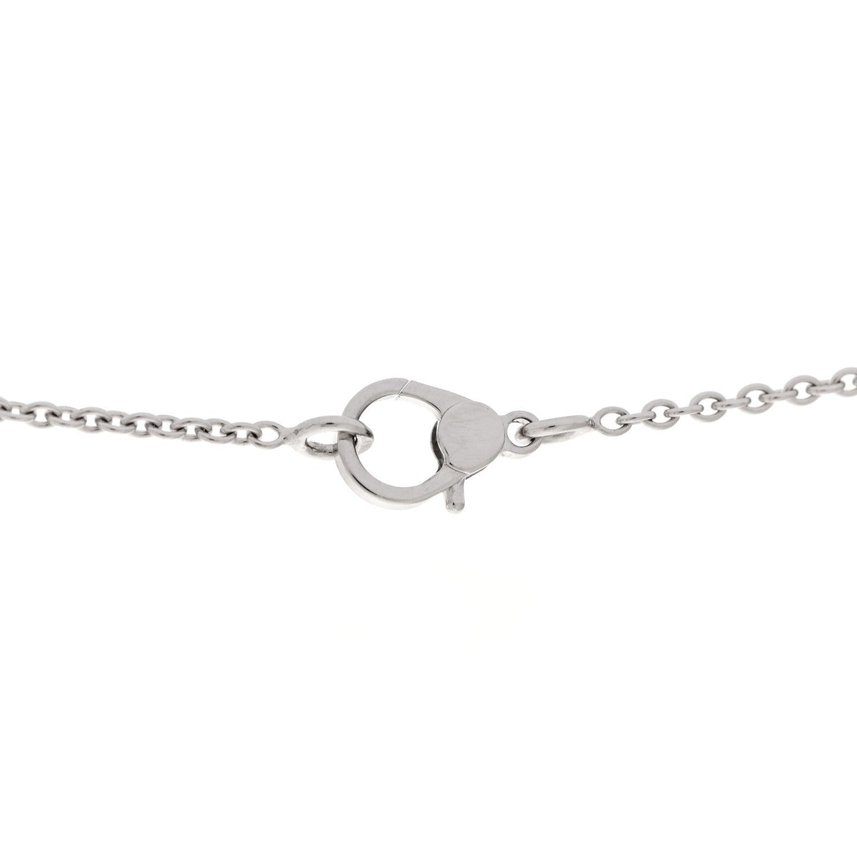 18K White Gold Diamond Finesse Pendant Necklace