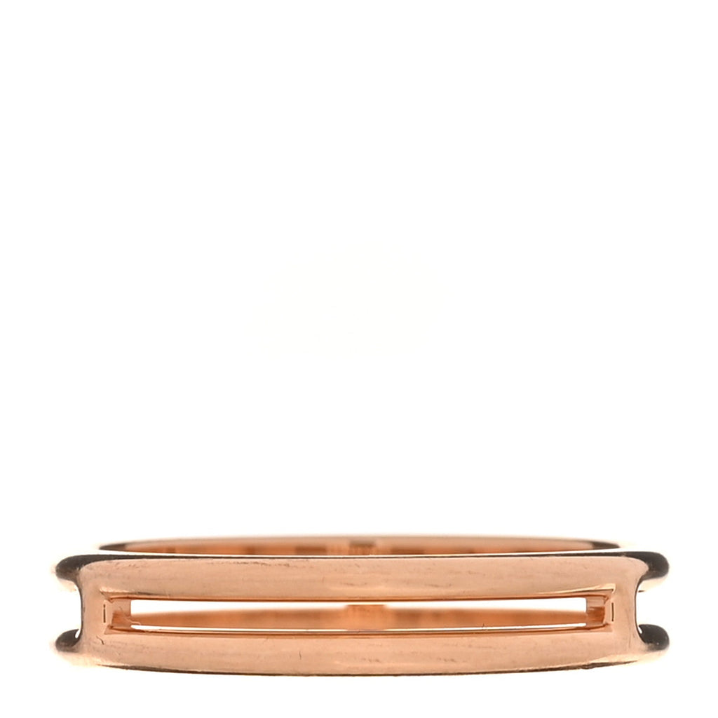 18K Rose Gold Ariane Wedding Band Ring 53 6.5