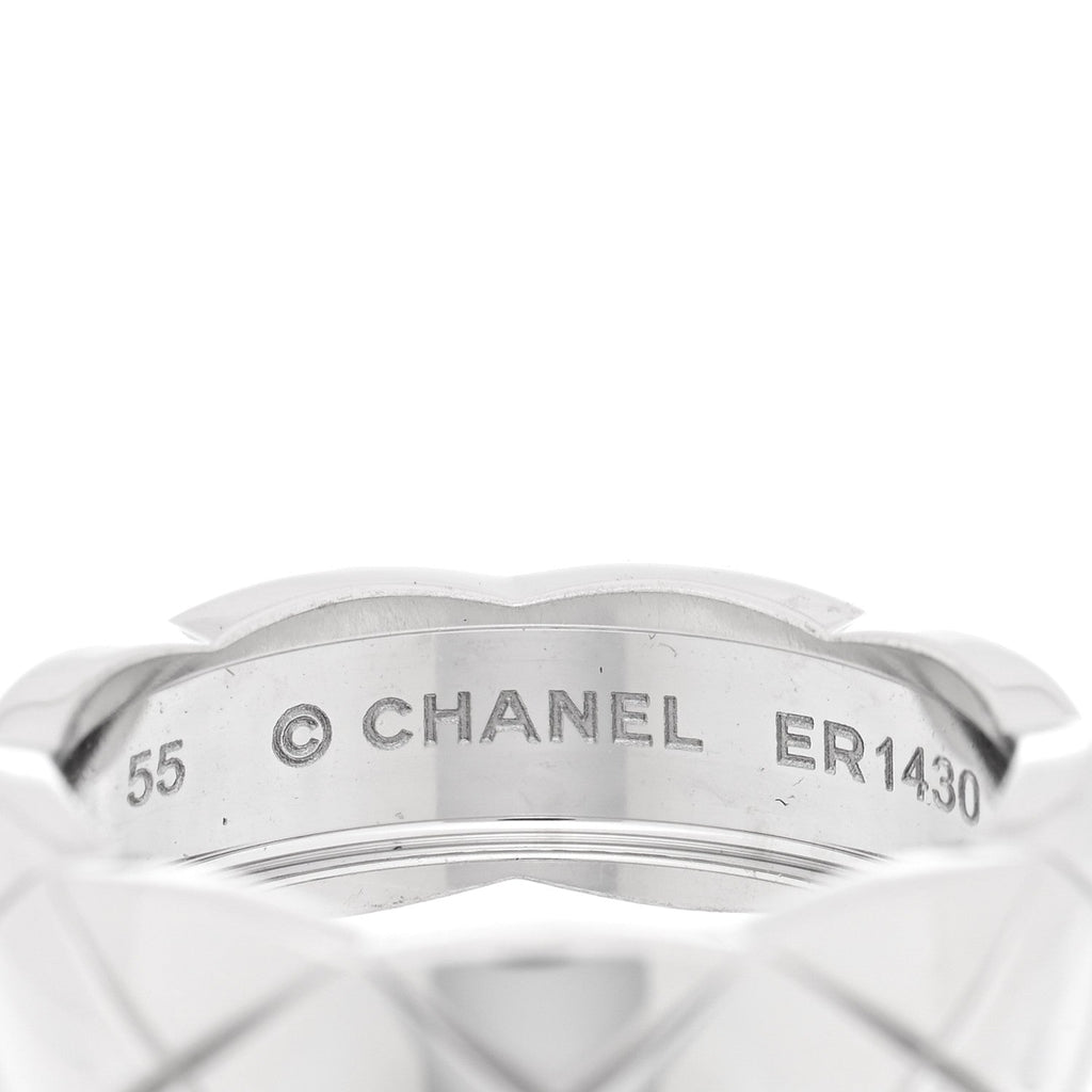 18K White Gold Small Coco Crush Ring 55 7.25