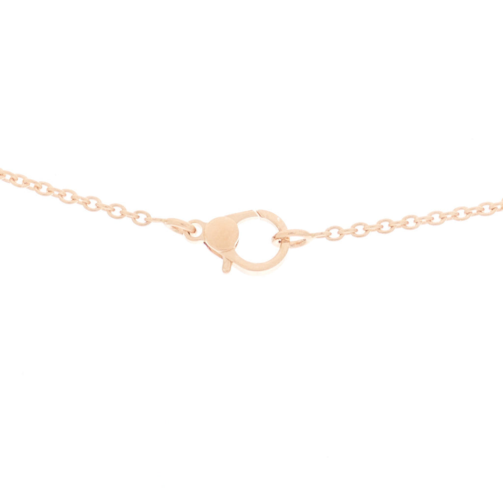 18K Rose Gold Diamond Finesse Pendant Necklace