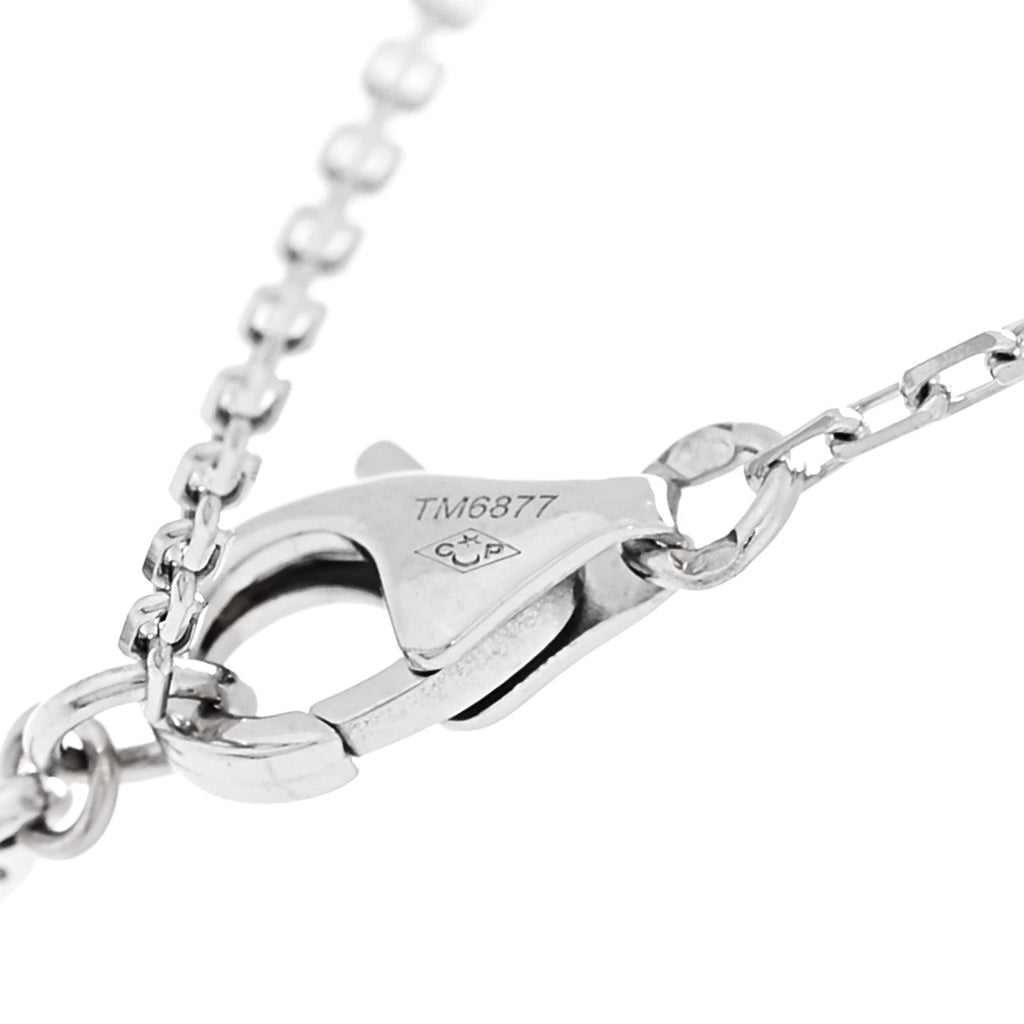 18K White Gold Diamond SM D'Amour Pendant Necklace