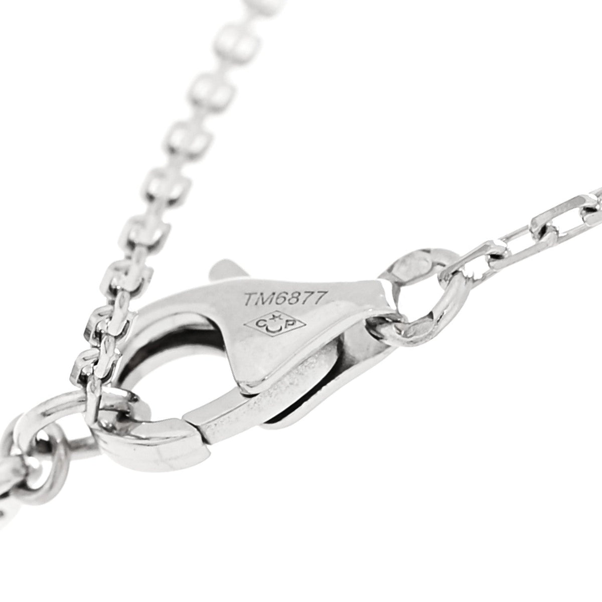18K White Gold Diamond SM D'Amour Pendant Necklace
