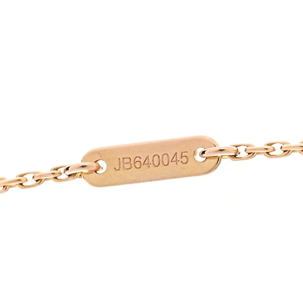 18K Rose Gold Sweet Alhambra Pendant Necklace