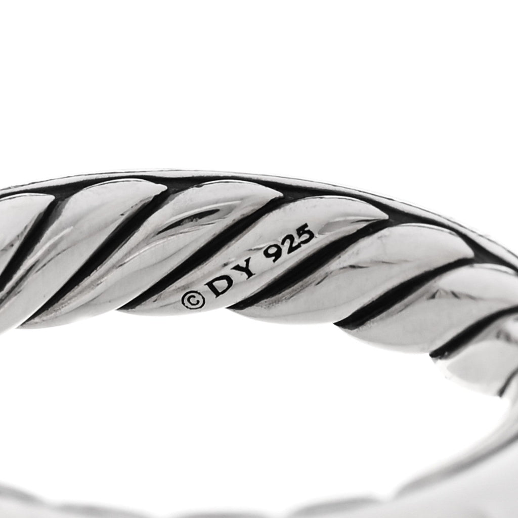 Sterling Silver Cable Classics Band Ring 48 4.5