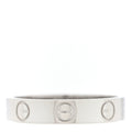 18K White Gold 3.5mm LOVE Wedding Band Ring 49 4.75