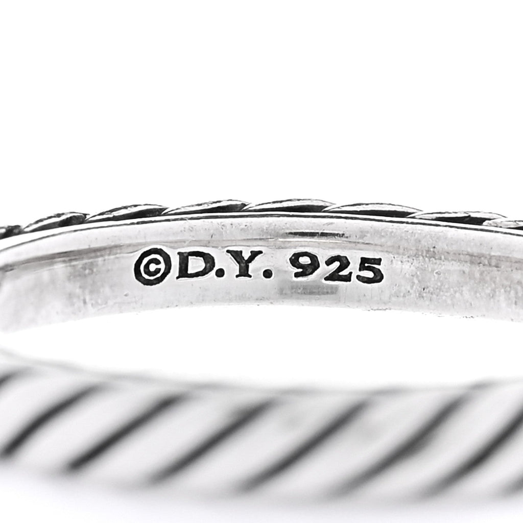 Sterling Silver Cable Classics Band Ring 50 5.5
