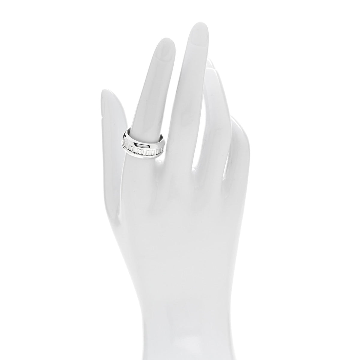 Sterling Silver Atlas Band Ring 57 8