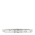 18K White Gold 4 Diamond LOVE Bracelet 16