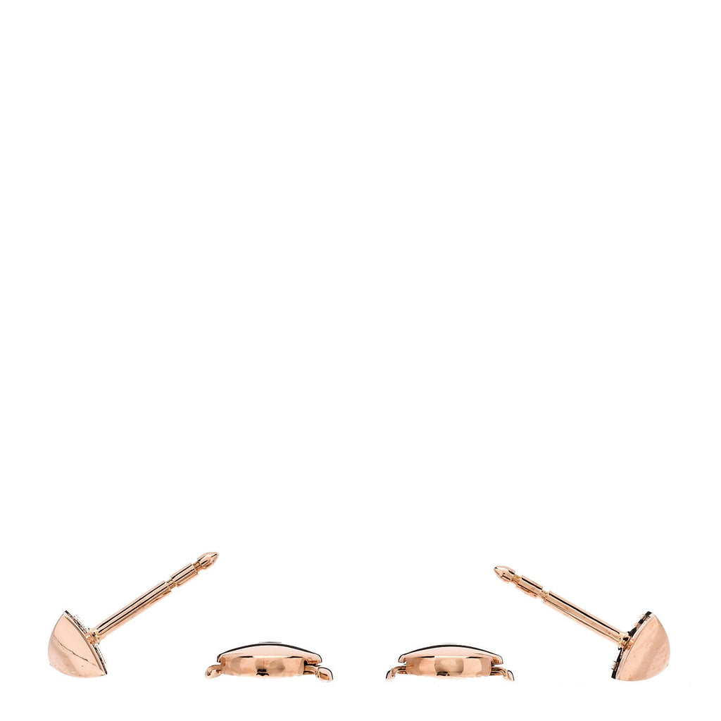 18K Rose Gold Clou d'H Stud Earrings