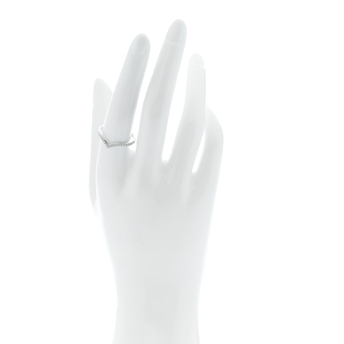 Platinum Diamond Soleste V Band Ring 57 8