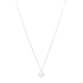 18K White Gold Diamond Cultured Pearl 6.5-7mm Tiffany Signature Pearls Pendant Necklace