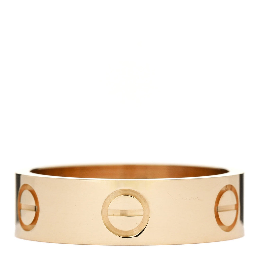 18K Yellow Gold 3.5mm LOVE Wedding Band Ring 47 4