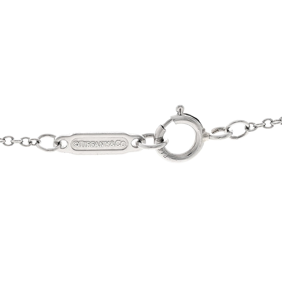Platinum Diamond Small Heart Pendant Necklace