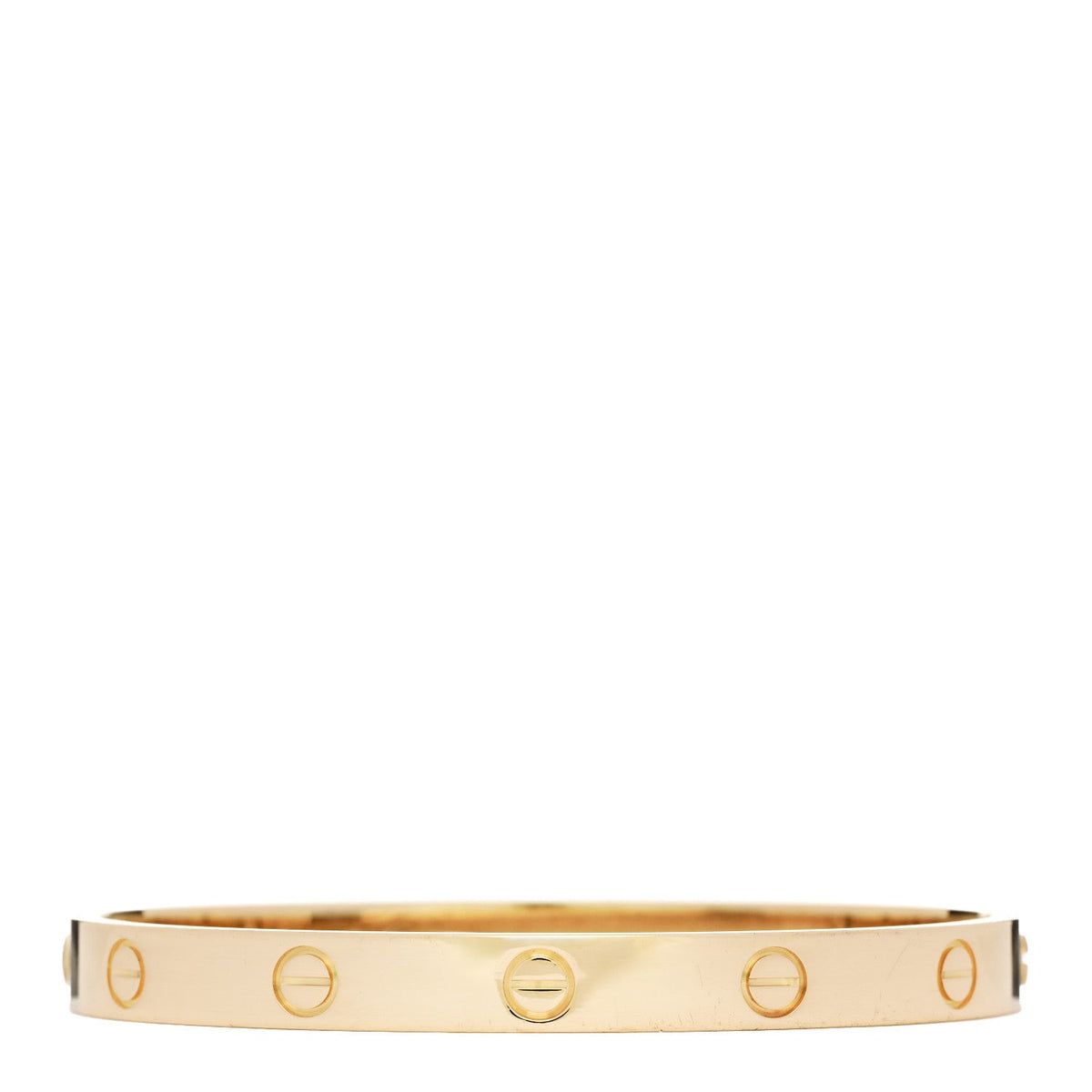 18K Yellow Gold LOVE Bracelet 17