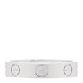 18K White Gold 3.5mm LOVE Wedding Band Ring 47 4