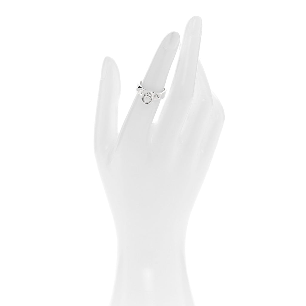 Sterling Silver PM Collier De Chien Ring 50 5.25