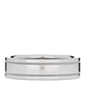 Platinum 6mm Together Double Milgrain Band Ring 59 8.75