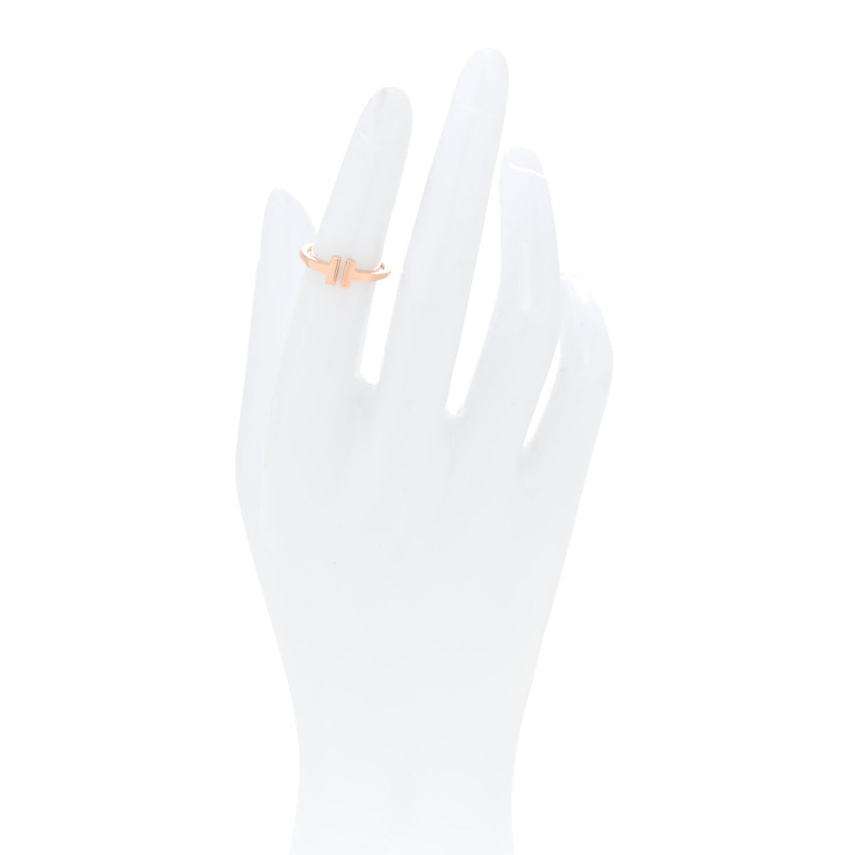 18K Rose Gold T Wire Ring 48 4.5