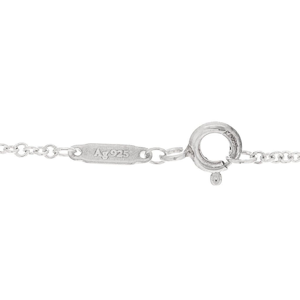 Sterling Silver Mom Heart Tag Pendant Necklace