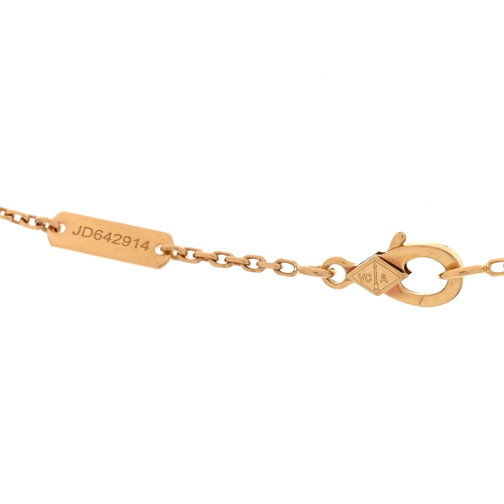 18K Yellow Gold Vintage Alhambra Pendant Necklace