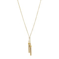 18K Yellow Gold Diamond Renaissance Tassel Necklace