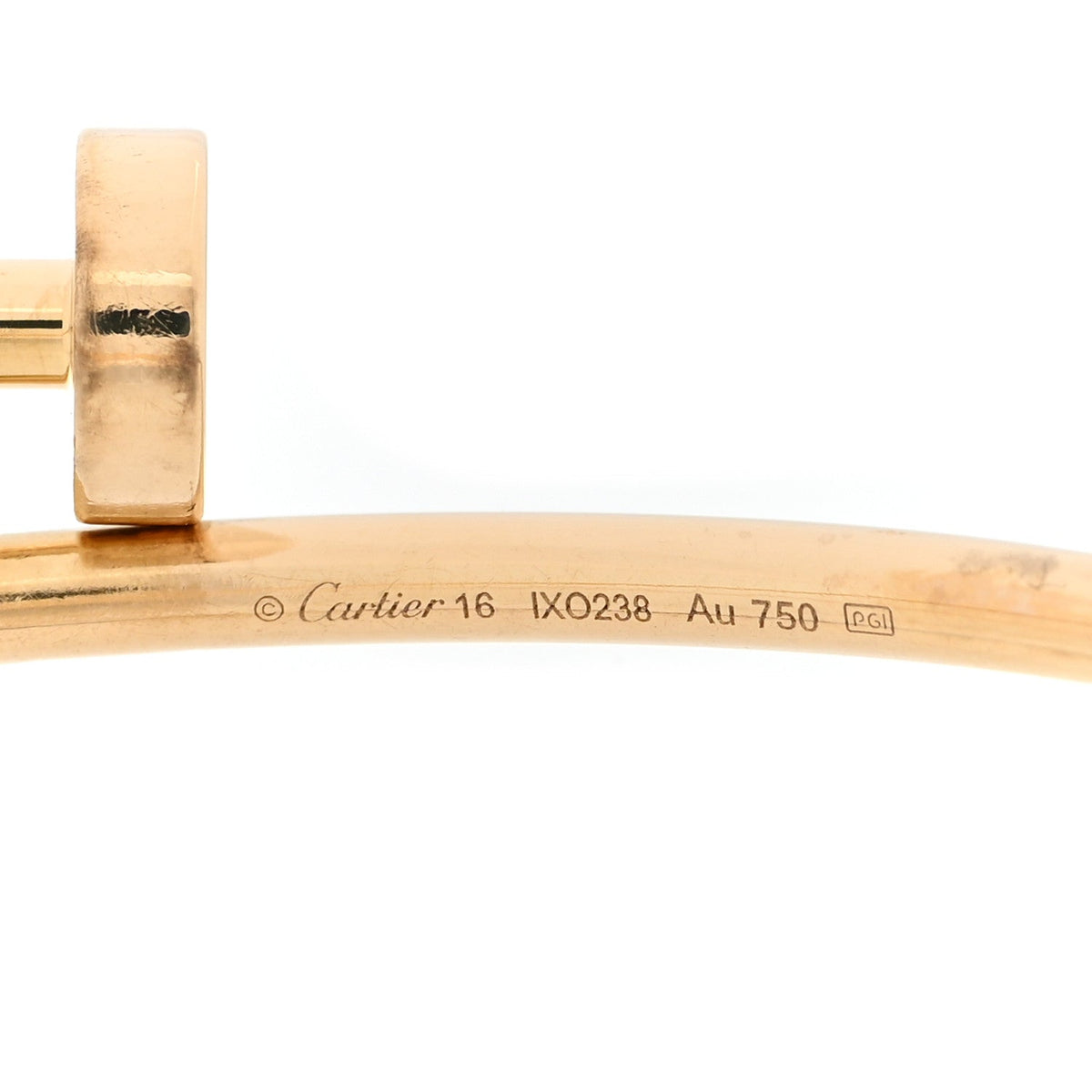 18K Yellow Gold Small Juste Un Clou Bracelet 16