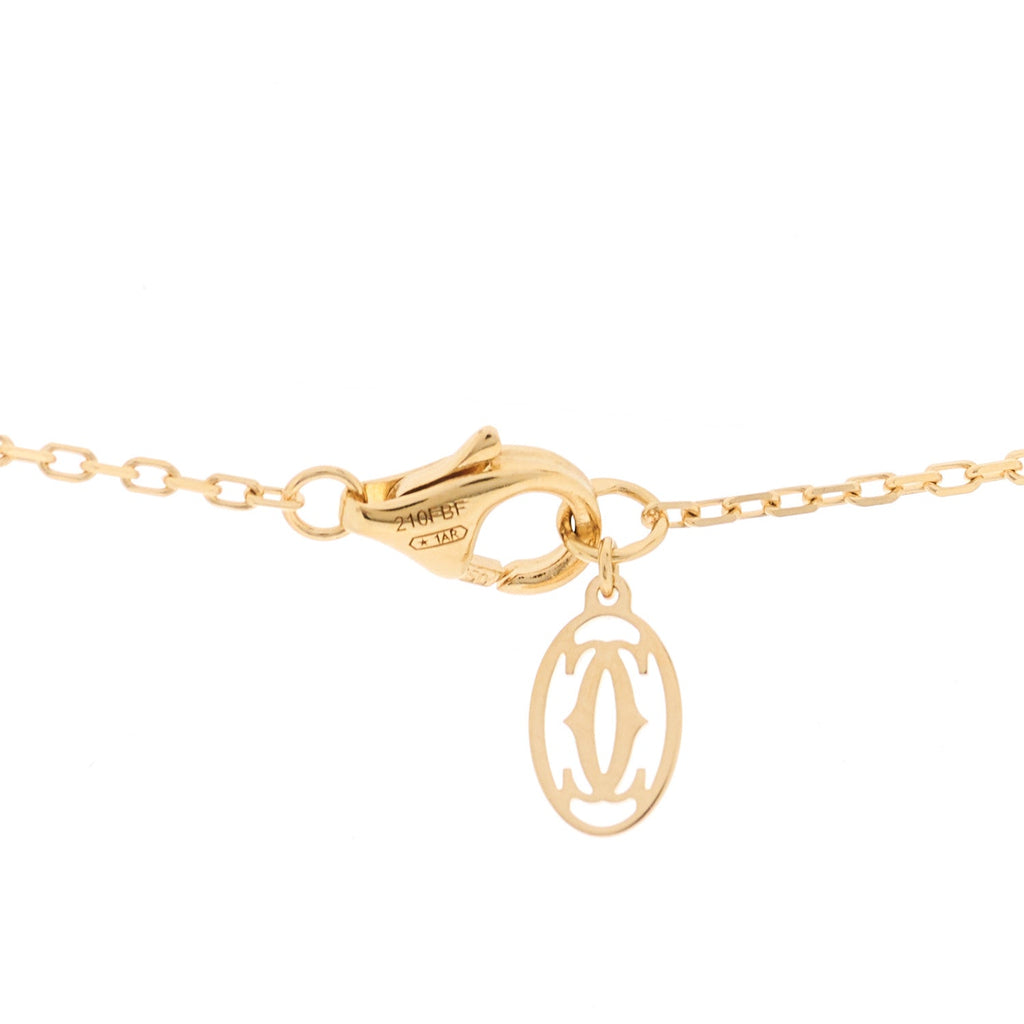 18K Yellow Gold Diamond Juste Un Clou Pendant Necklace