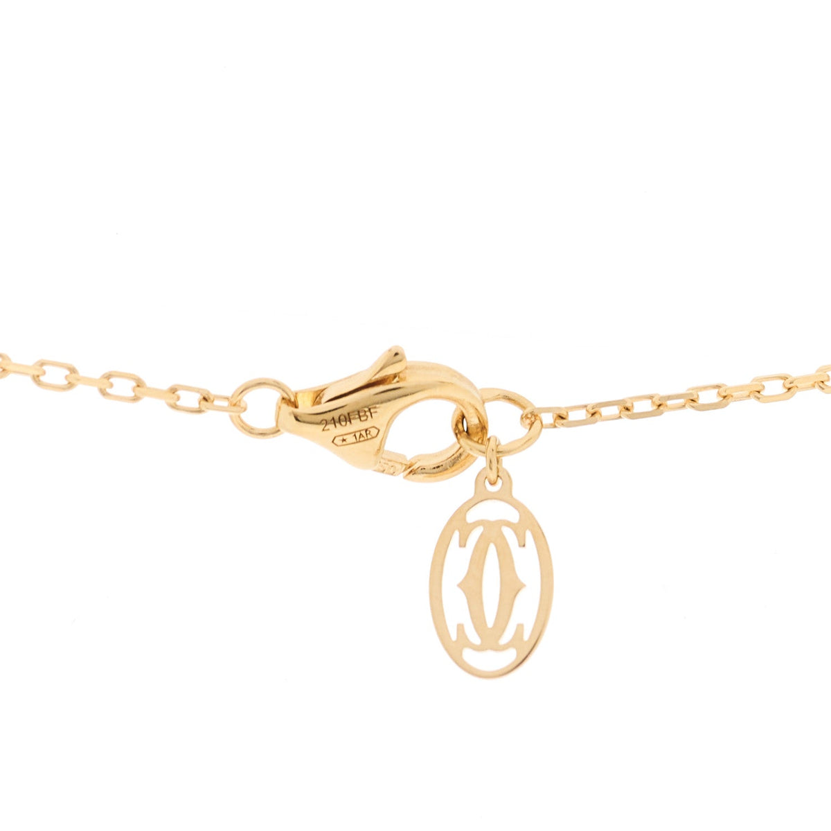 18K Yellow Gold Diamond Juste Un Clou Pendant Necklace