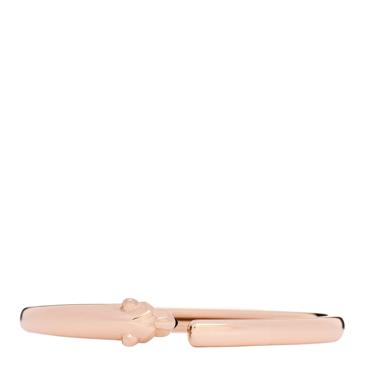 18K Pink Gold Tsavorite Black Onyx Panthere De Cartier Bracelet 16