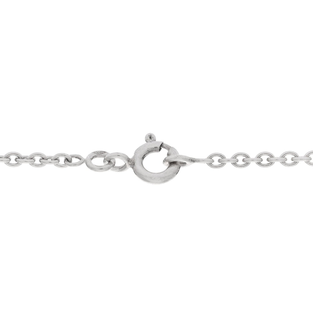 Sterling Silver Amulette Chaine d'Ancre Enchaine Pendant Necklace