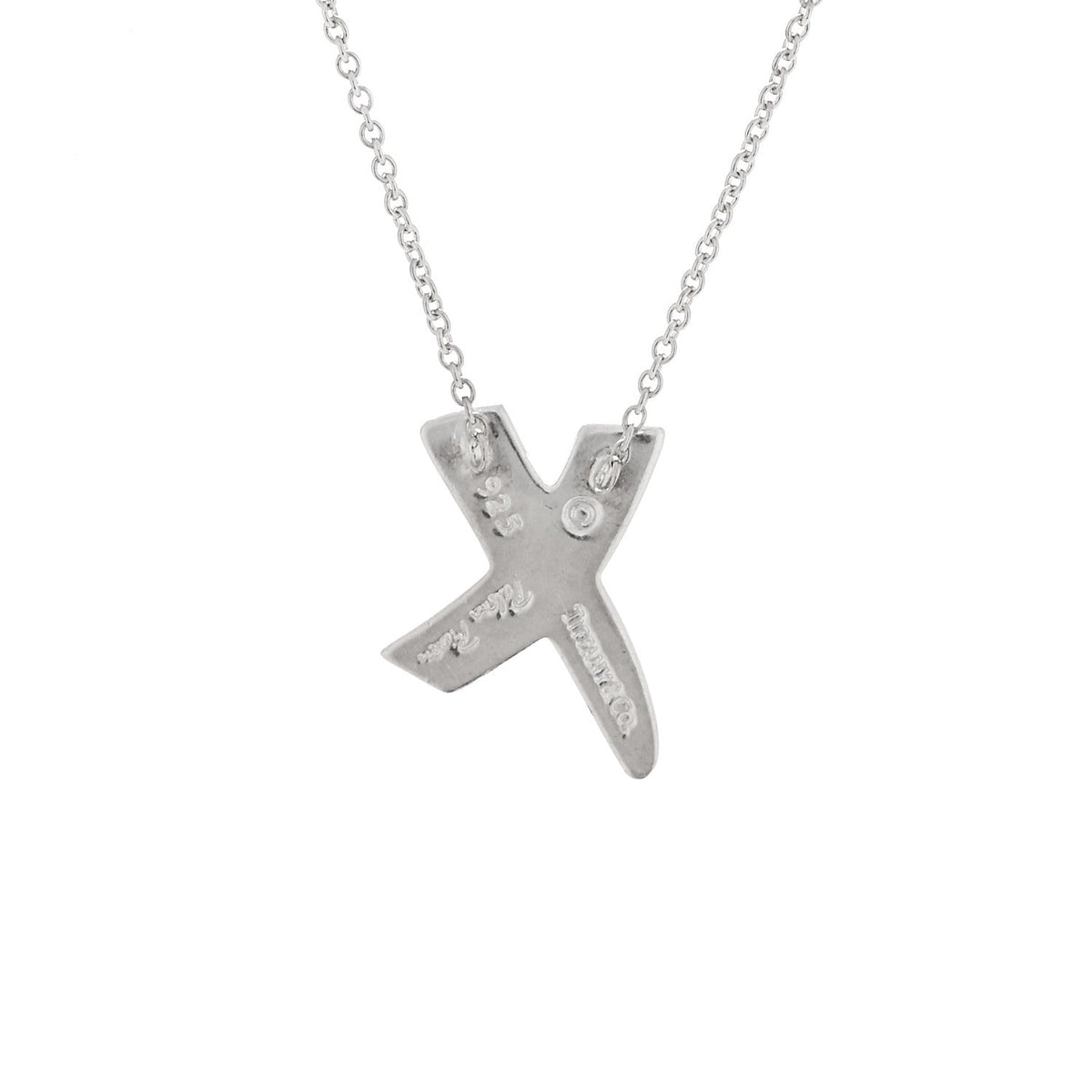 Sterling Silver Paloma Picasso Graffiti X Pendant Necklace