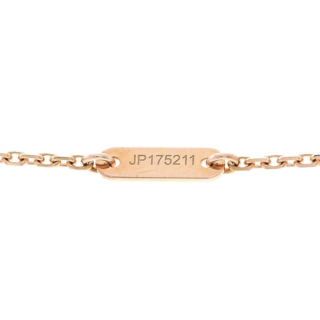 18K Rose Gold Sweet Alhambra Pendant Necklace