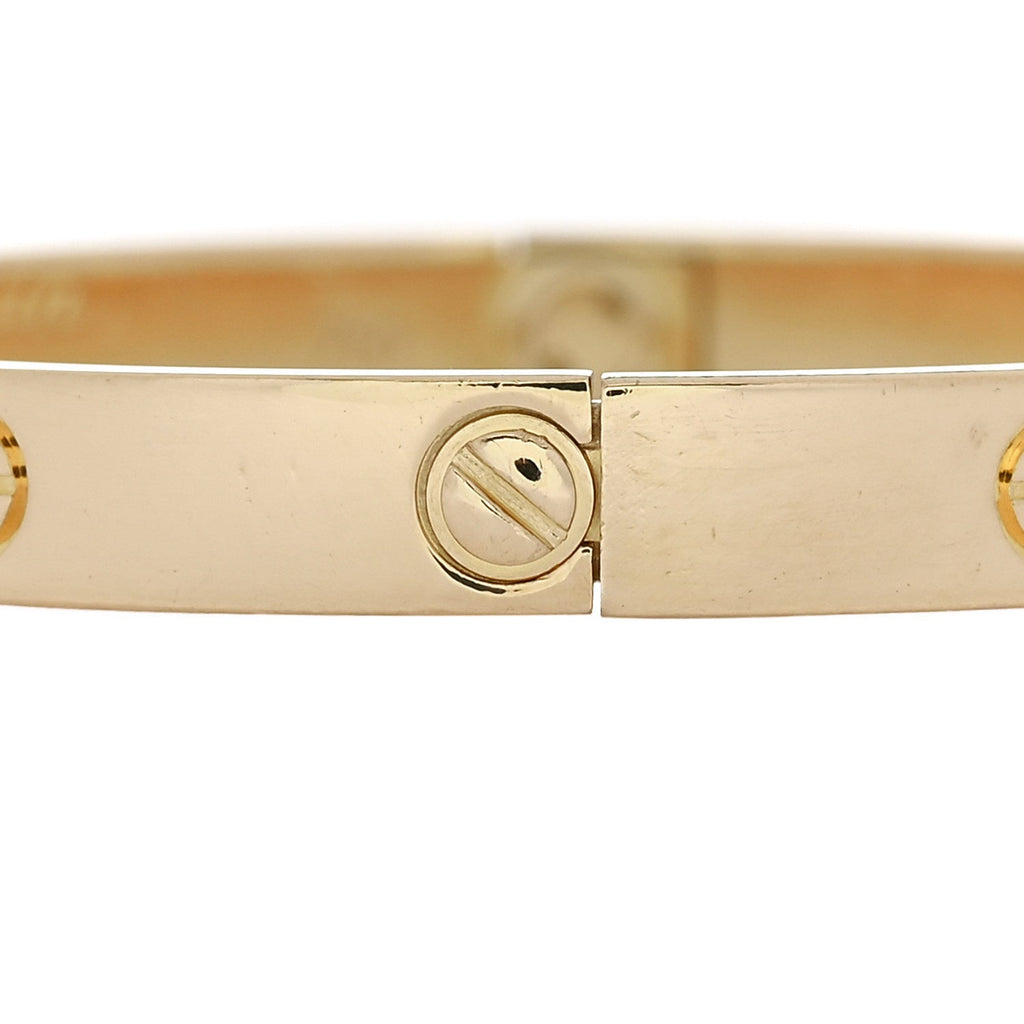 18K Yellow Gold LOVE Bracelet 17