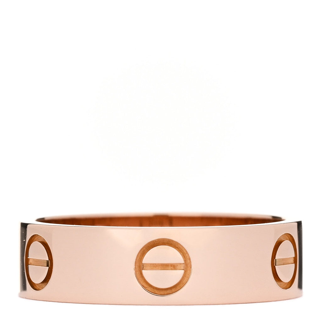 18K Pink Gold 5.5mm LOVE Ring 56 7.75