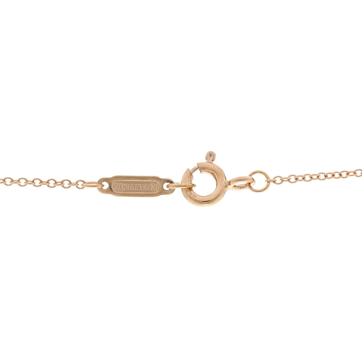 18K Rose Gold 1837 Interlocking Circles Pendant Necklace