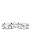 Platinum Diamond 4.3mm Harmony Band Ring 54 7