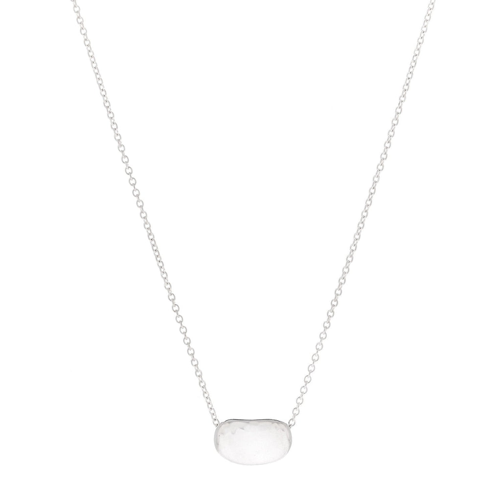 Sterling Silver 11mm Elsa Peretti Bean Pendant Necklace