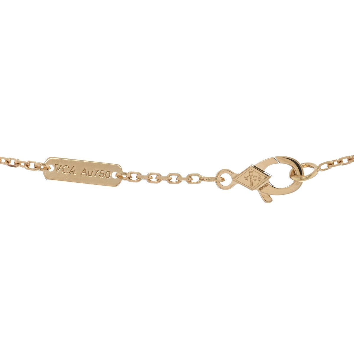 18K Yellow Gold Vintage Alhambra Pendant Necklace