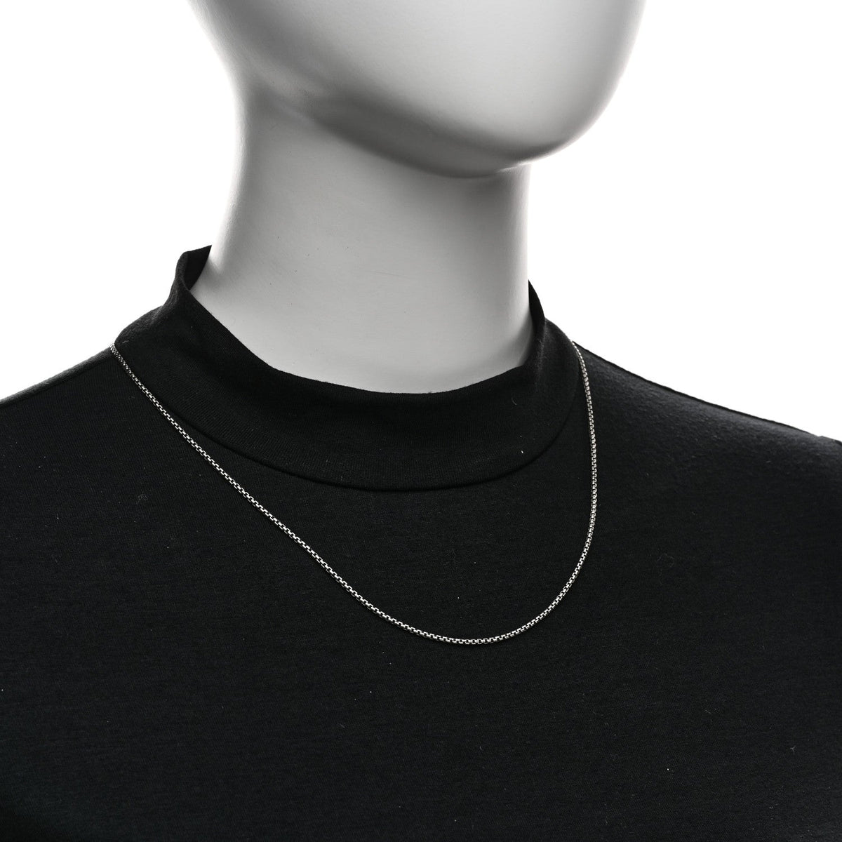 Sterling Silver 1.7mm Baby Box Chain Necklace 20"