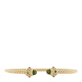 18K Yellow Gold Peridot 3.5mm Renaissance Bracelet