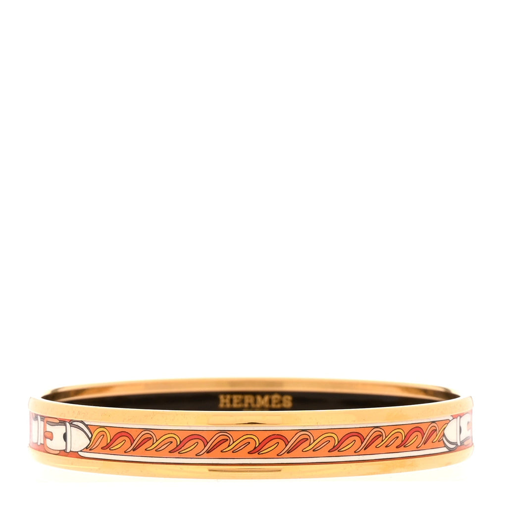 Enamel Printed Narrow Bracelet 65