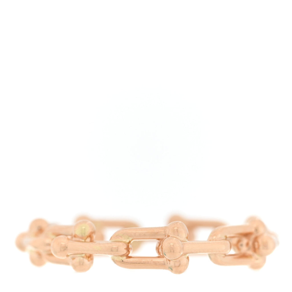18K Rose Gold Hardwear Micro Link Ring 59 8.75