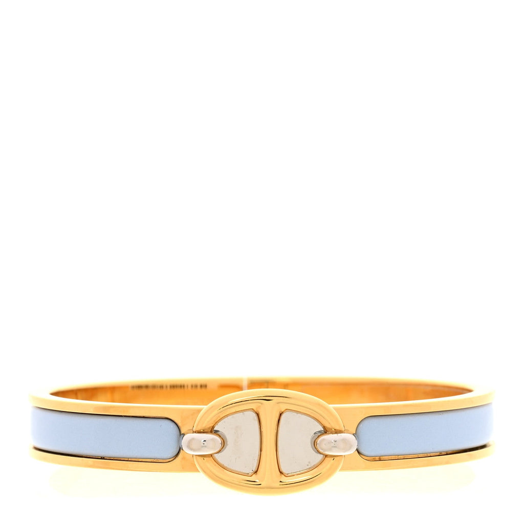 Enamel Mini Clic Chaine d'Ancre Bracelet PM Bleu Ciel