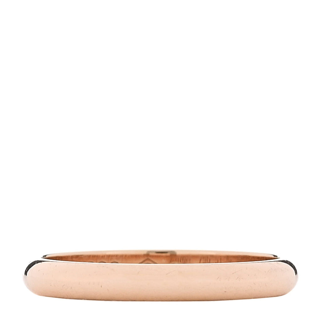 18K Pink Gold 2.5mm 1895 Wedding Band Ring 51 5.75
