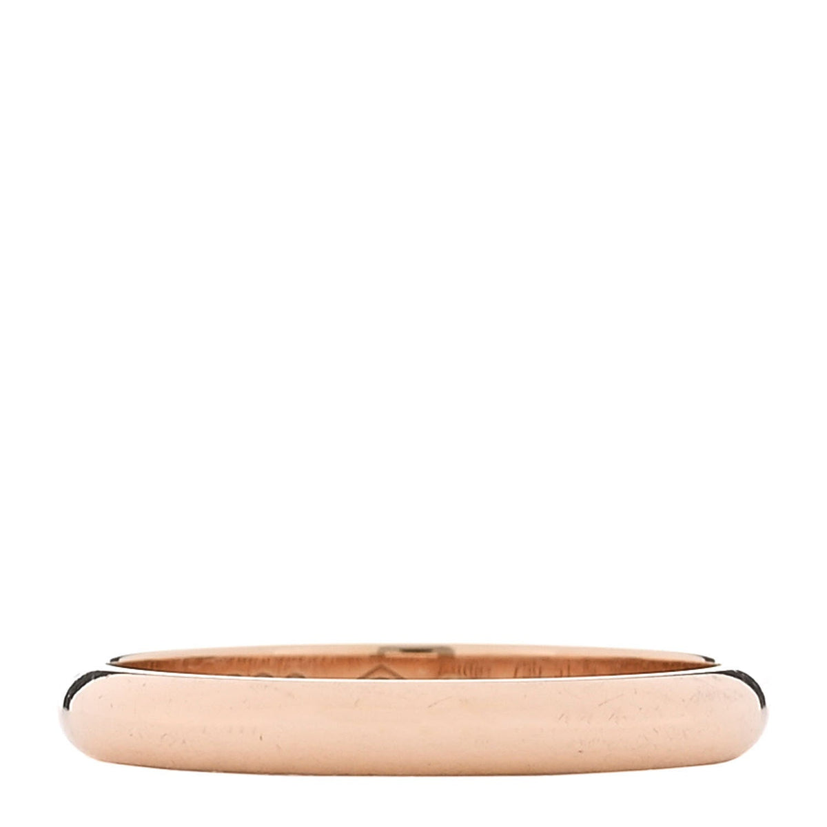 18K Pink Gold 2.5mm 1895 Wedding Band Ring 51 5.75