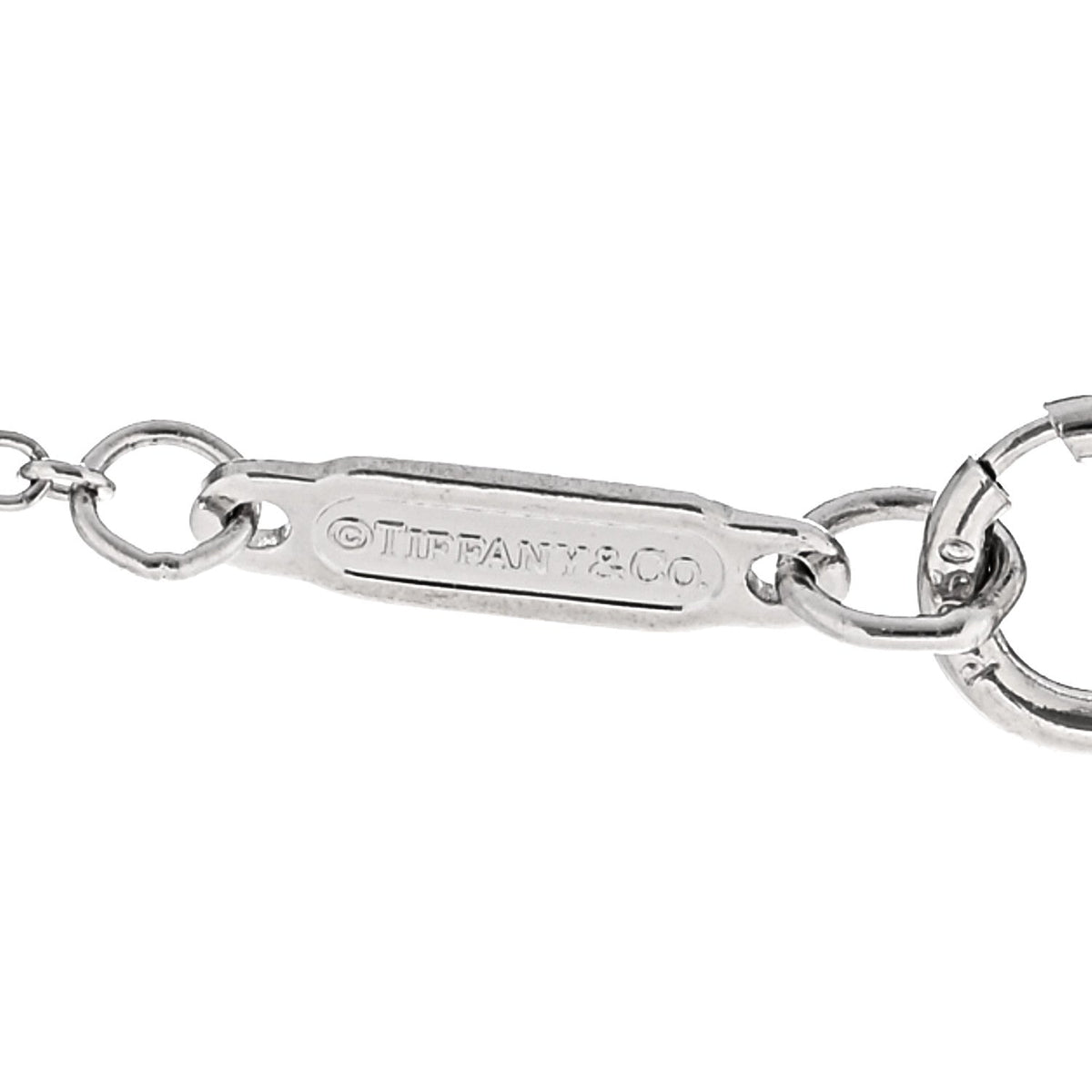 Platinum Diamond Extra Mini Heart Pendant Necklace