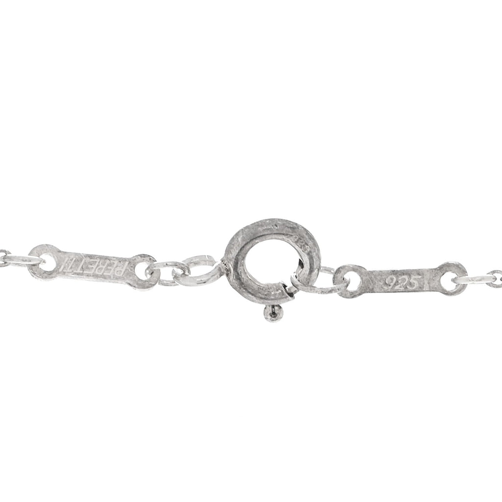 Sterling Silver 12mm Elsa Peretti Eternal Circle Pendant Necklace