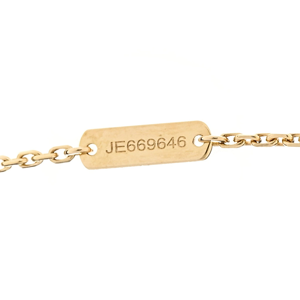 18K Yellow Gold Vintage Alhambra Pendant Necklace